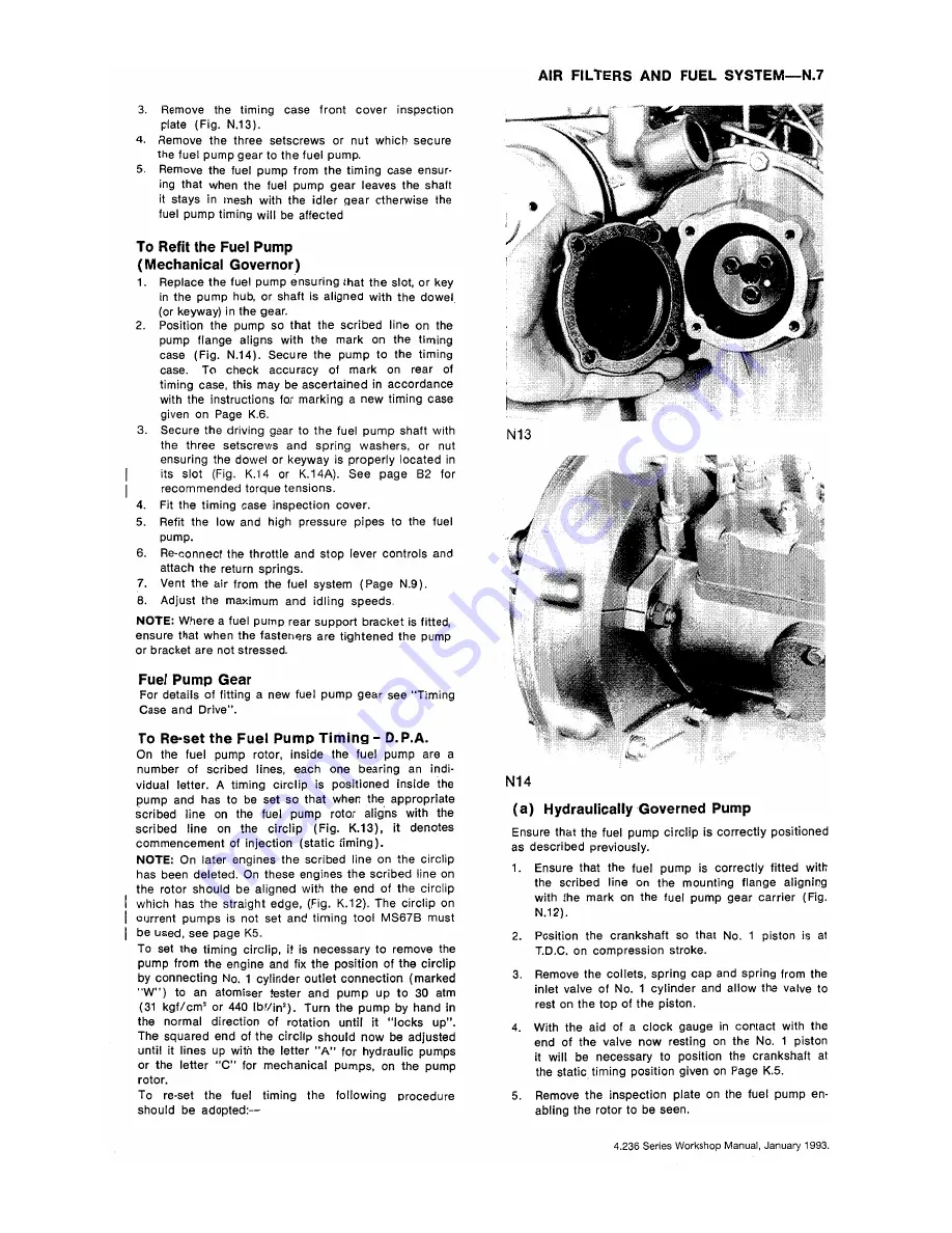 Perkins 4.212 Workshop Manual Download Page 99