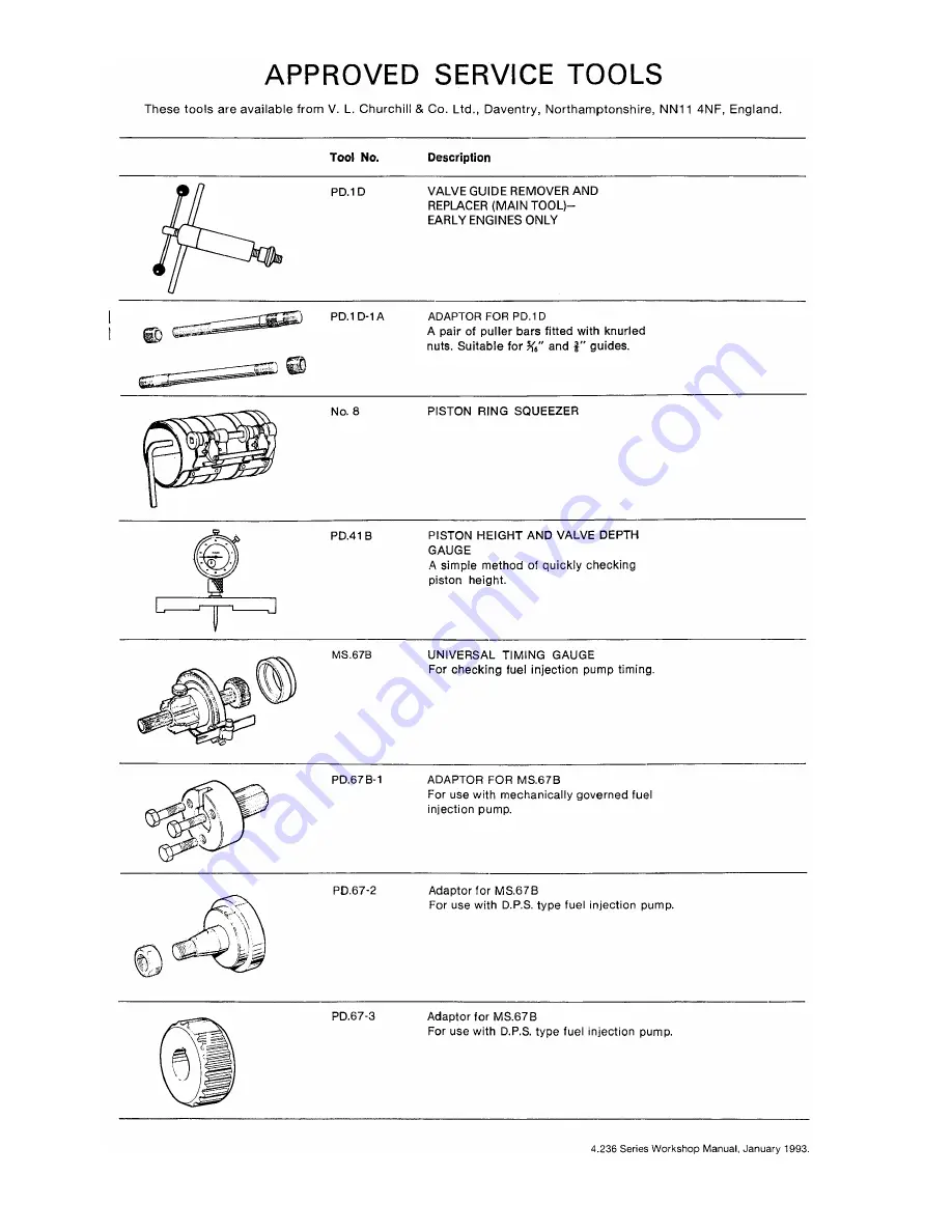 Perkins 4.212 Workshop Manual Download Page 135