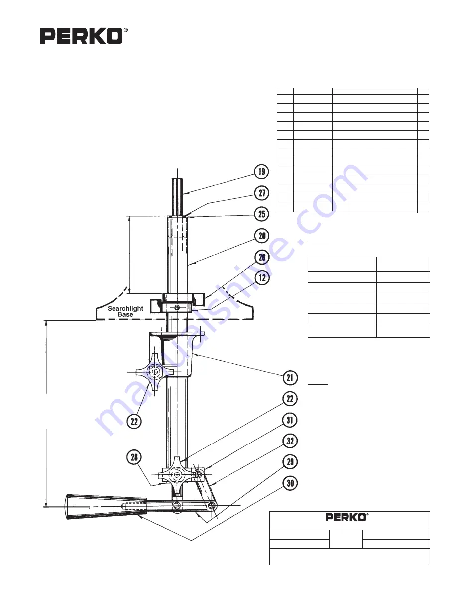 Perko Solar-Ray 0305 Series Installation And Parts Manual Download Page 5