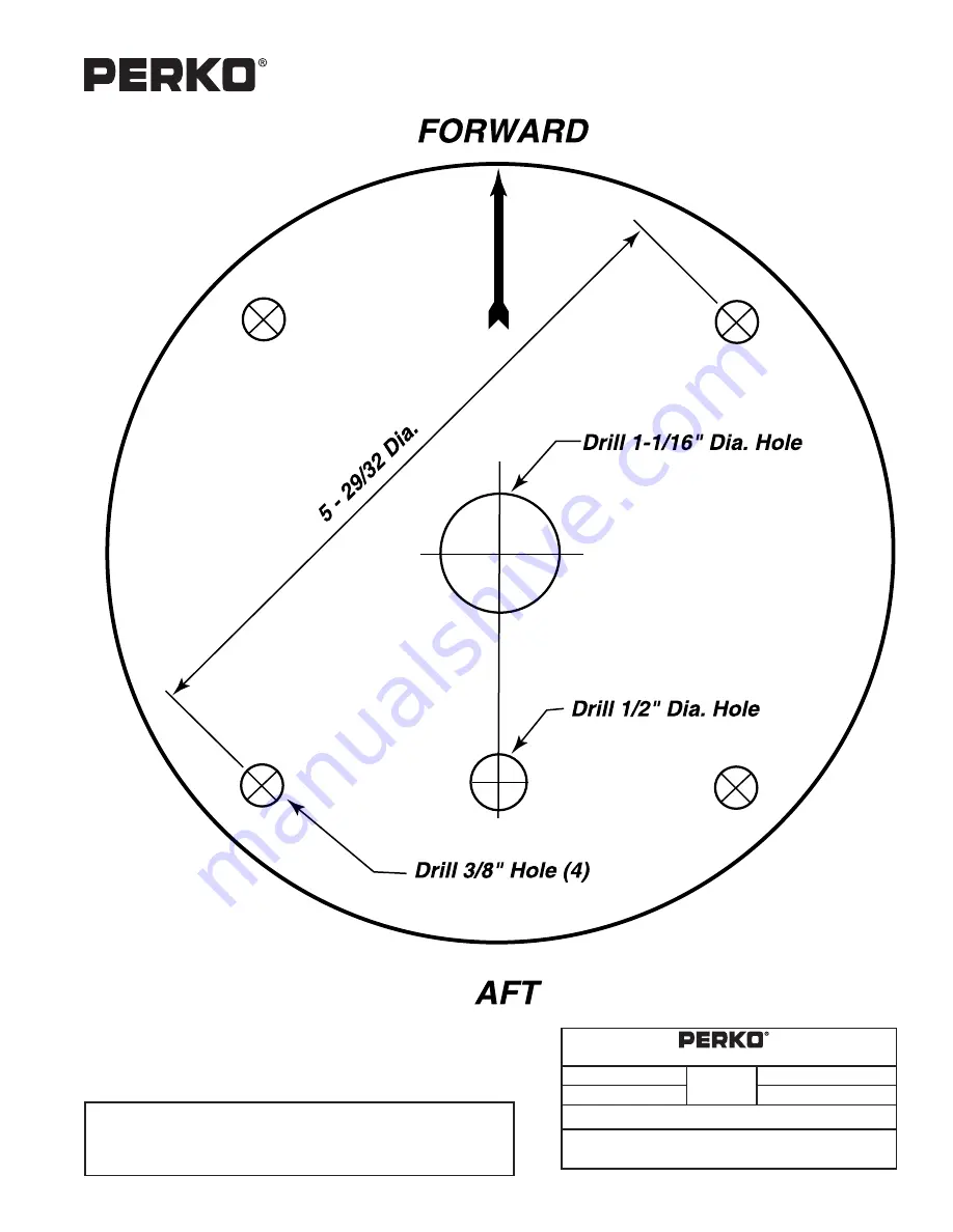 Perko Solar-Ray 0305 Series Installation And Parts Manual Download Page 6