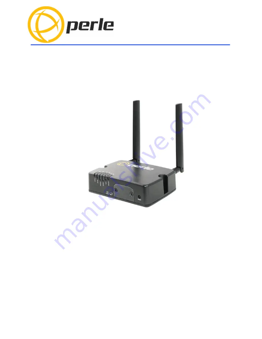 Perle IRG5410 Series Hardware Installation Manual Download Page 1