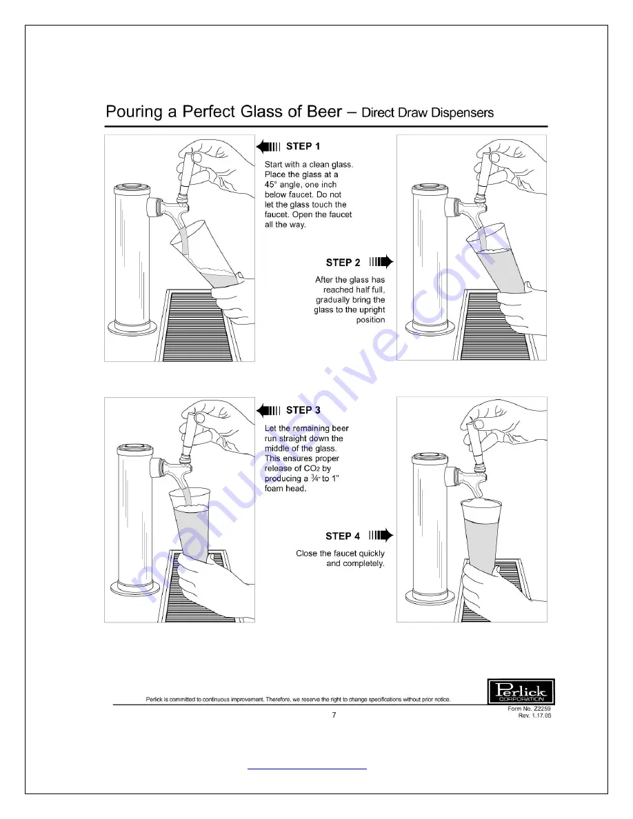 Perlick Residential Refrigeration User Manual Download Page 49