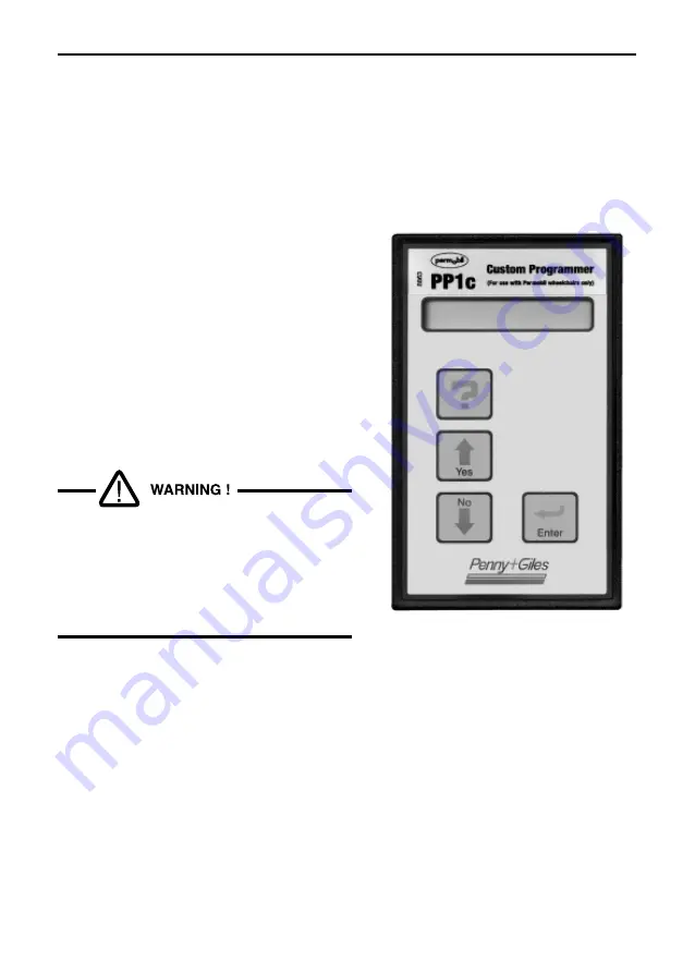 Permobil PP1c Owner'S Manual Download Page 6