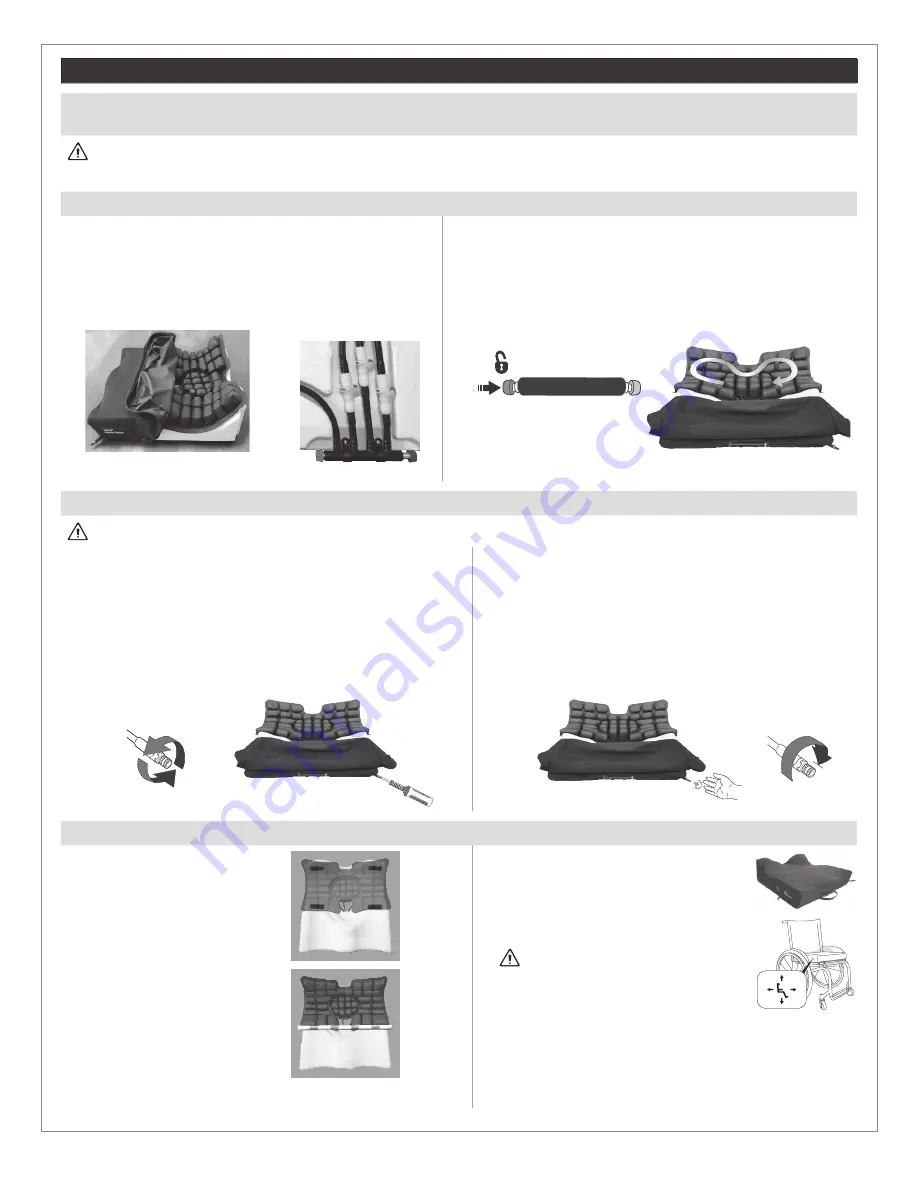 Permobil ROHO Hybrid Select Operation Manual Download Page 61