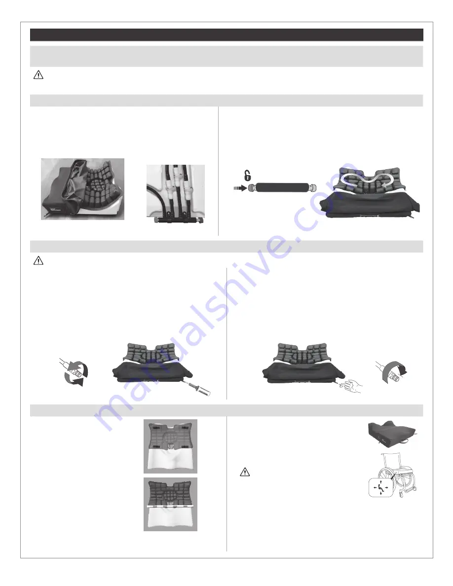 Permobil ROHO Hybrid Select Operation Manual Download Page 88