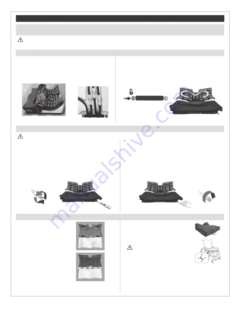 Permobil ROHO Hybrid Select Operation Manual Download Page 133