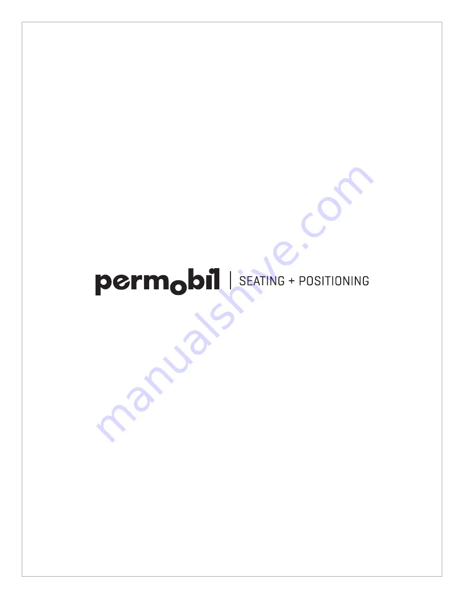 Permobil VISCO BACK Operation Manual Download Page 4