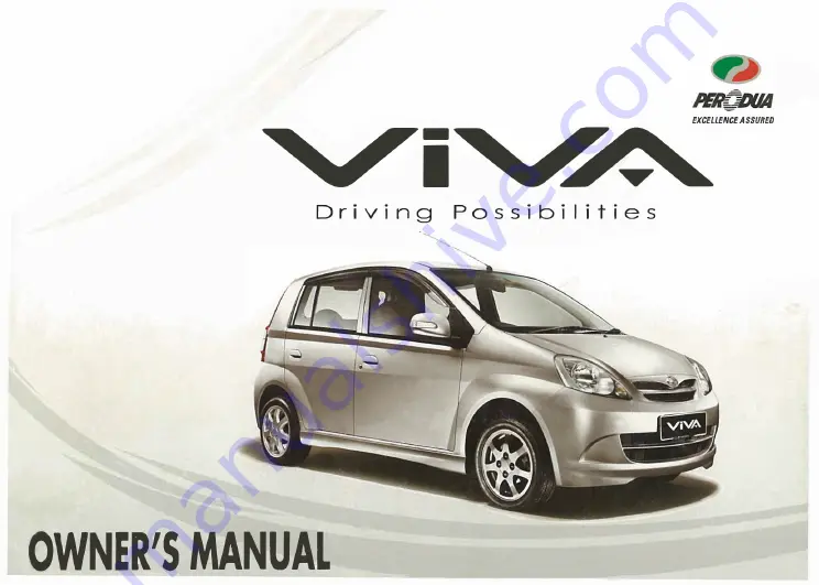 PERODUA VIVA L250 2007 Owner'S Manual Download Page 1