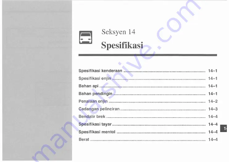 PERODUA VIVA L250 2007 Owner'S Manual Download Page 178