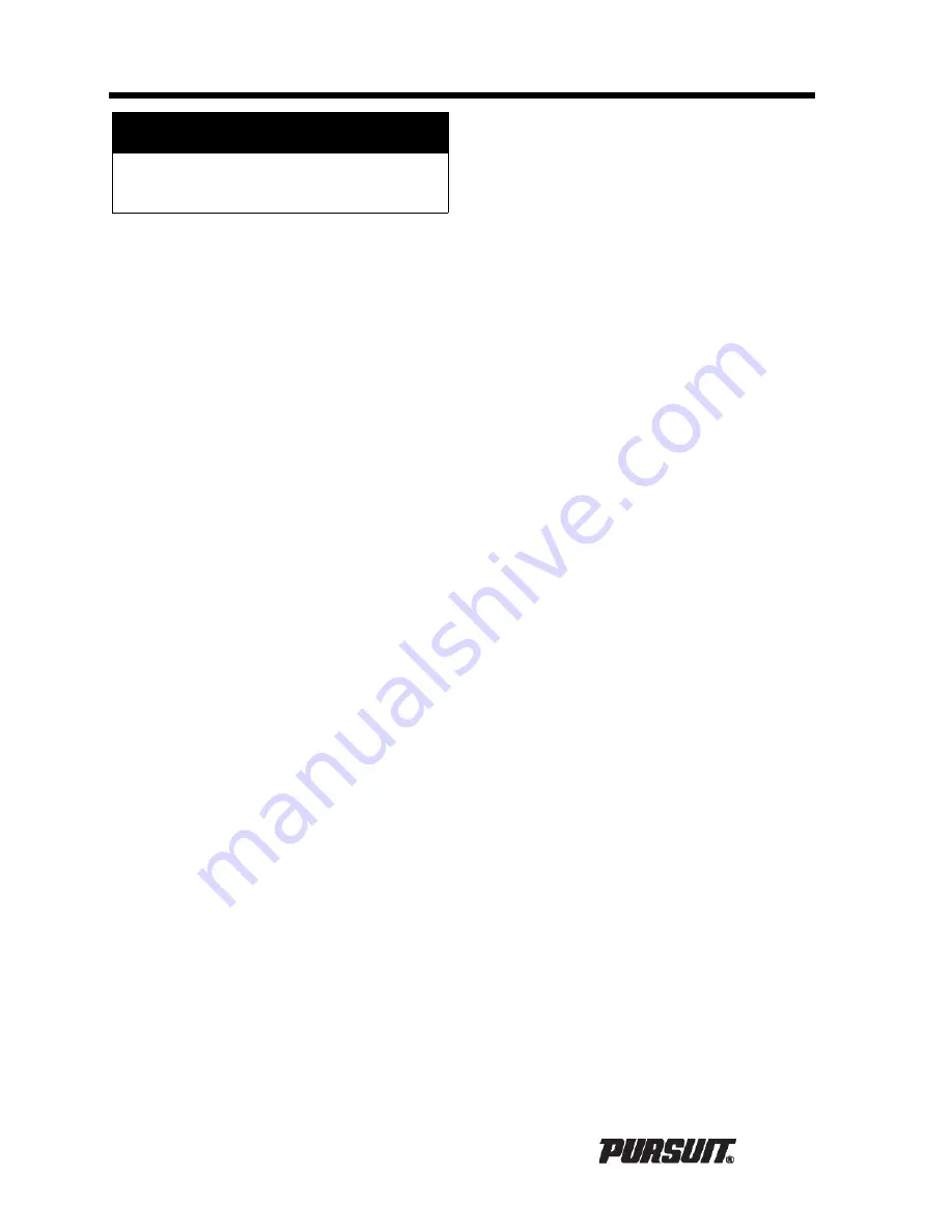 PERSUIT DC 235 DUAL CONSOLE Owner'S Manual Download Page 56