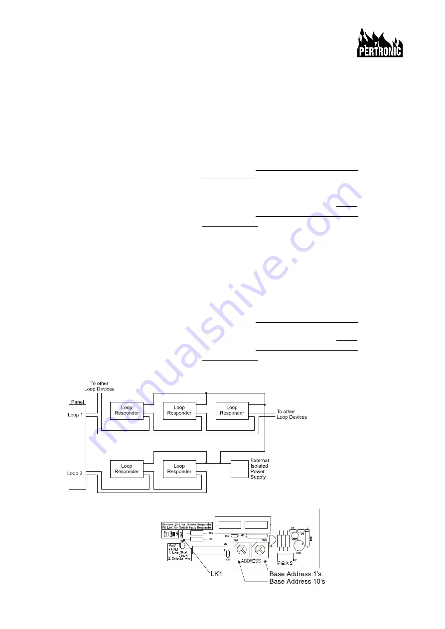 Pertronic Loop Responder Скачать руководство пользователя страница 2