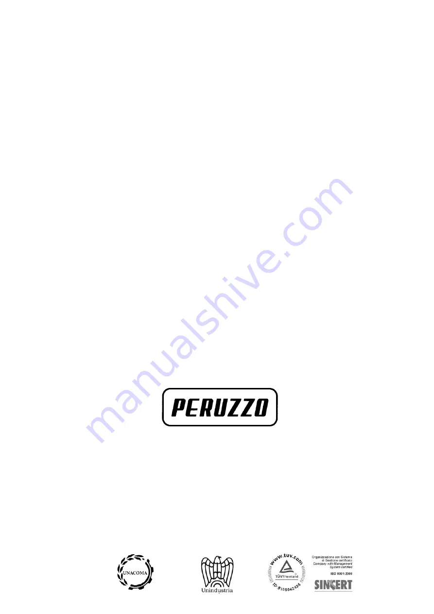 Peruzzo 05026000 Use And Maintenance Manual Download Page 52