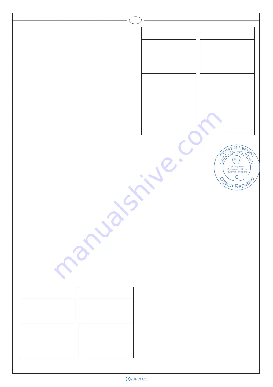 Peruzzo SIENA 668 Assembly And User Instructions Manual Download Page 23