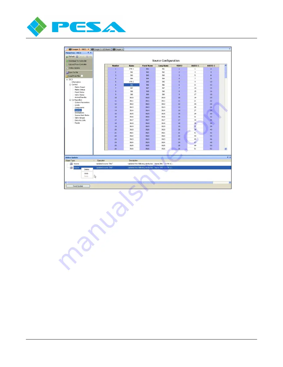 PESA Cougar 3 User Manual Download Page 86