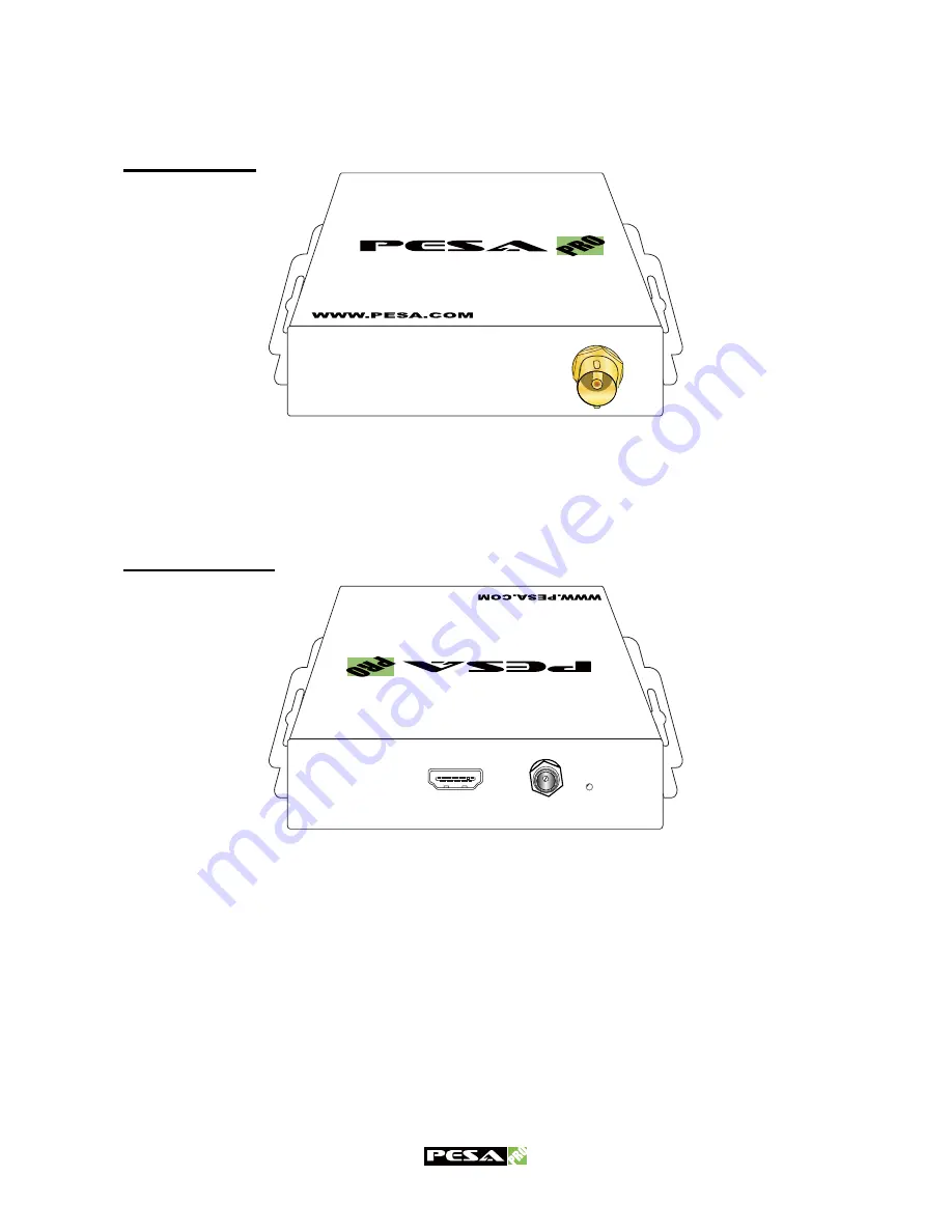 PESA PRO-HDMI-BNC User Manual Download Page 6