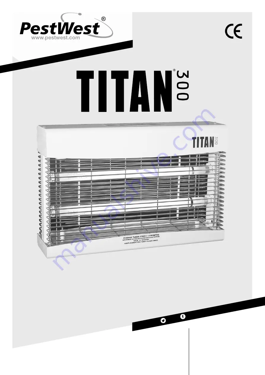 PestWest TITAN 300 Instructions For Use Manual Download Page 1