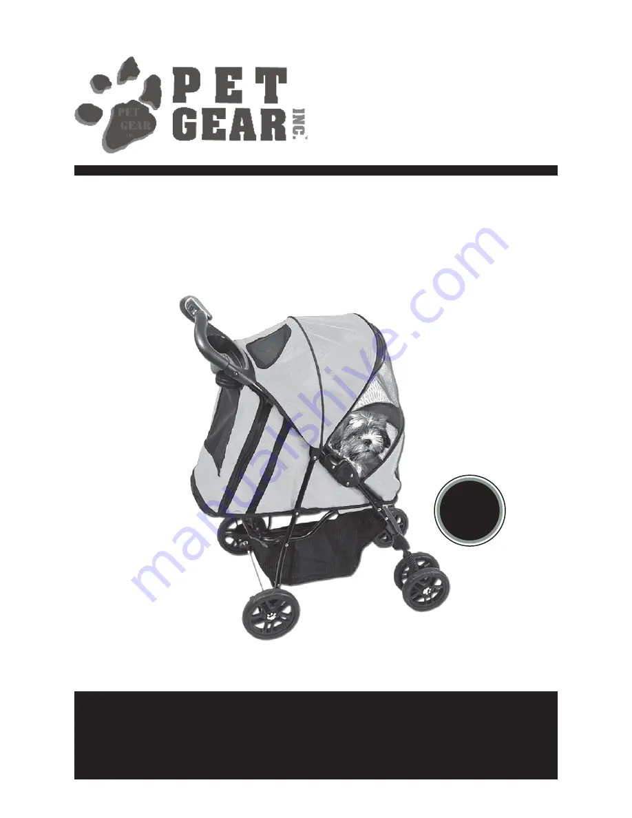 Pet Gear PG8150PI Instruction Manual Download Page 1