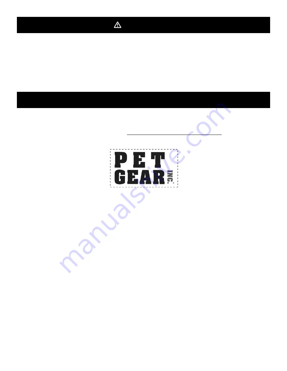 Pet Gear TL5927 Instruction Manual Download Page 6