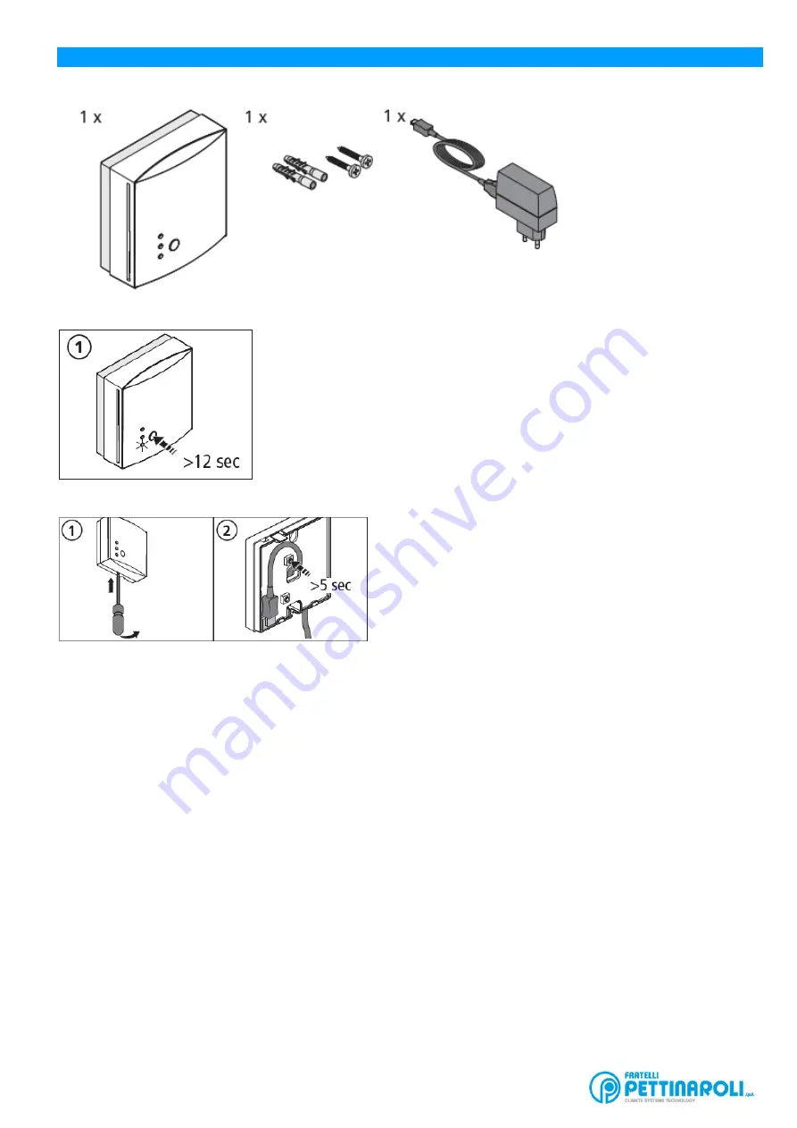 Pettinaroli U2WA Technical Specifications Download Page 2