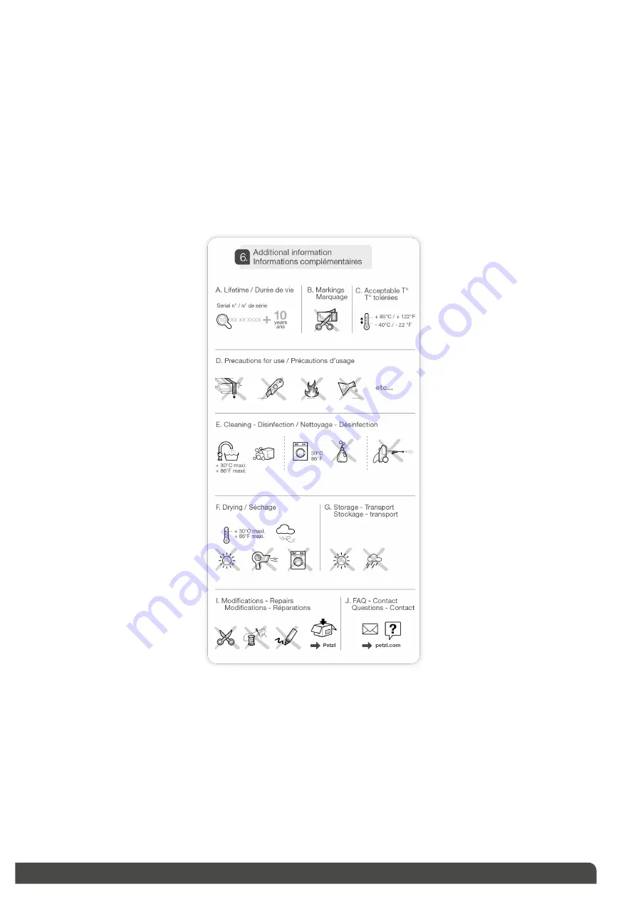 Petzl CONNEXION FIXE Technical Notice Download Page 3