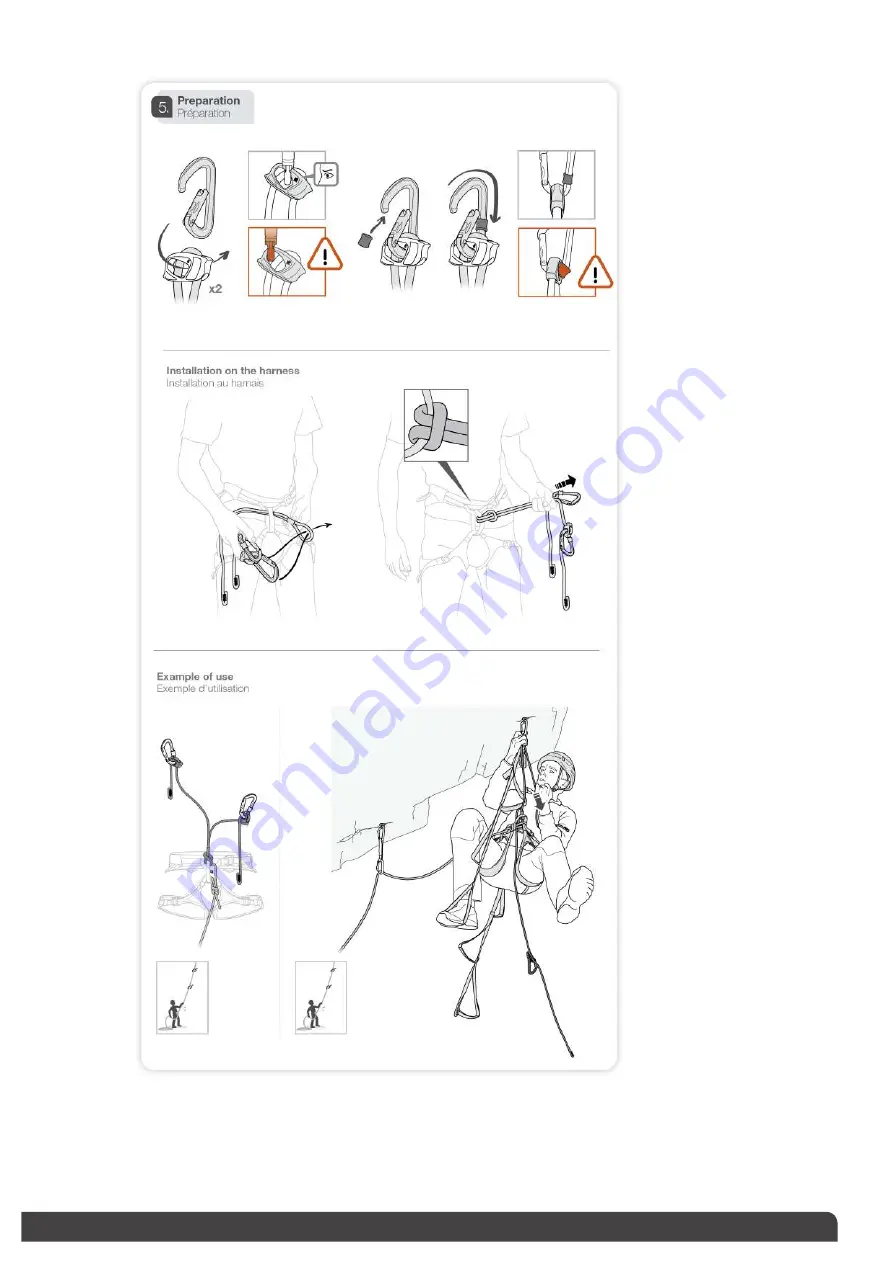 Petzl EVOLV ADJUST L35 Manual Download Page 2