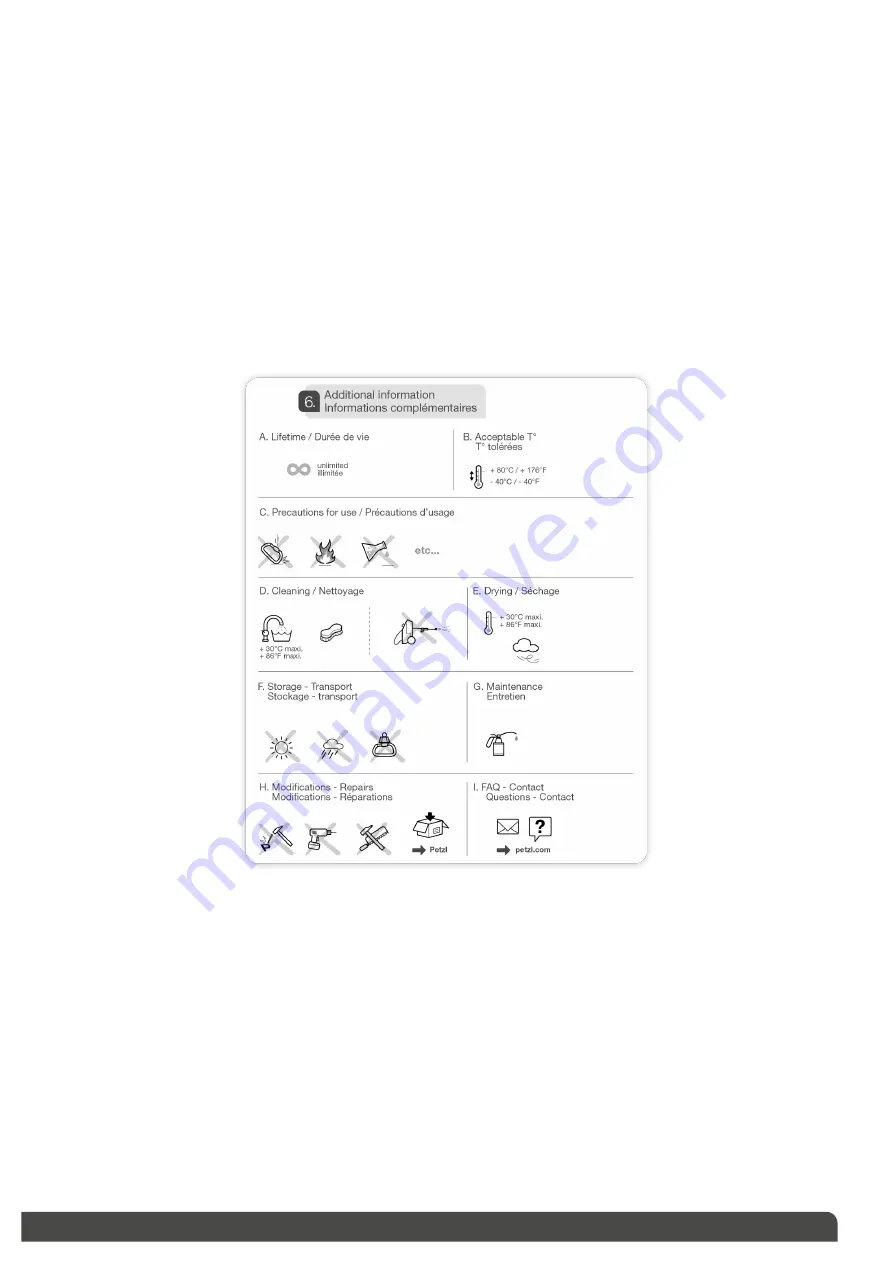 Petzl Hook U Manual Download Page 2