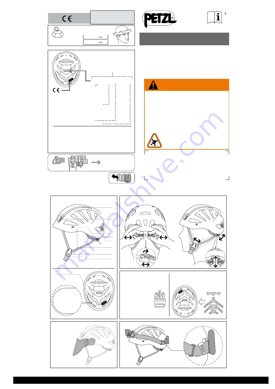 Petzl METEOR III+ Instructions For Use Manual Download Page 1