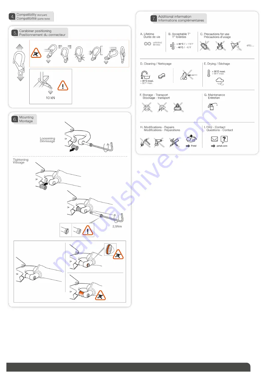 Petzl MGO OPEN 110 Manual Download Page 2