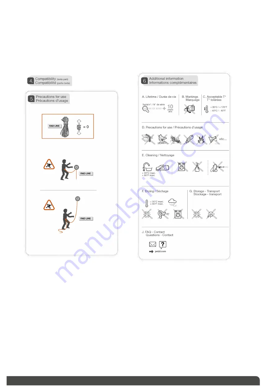 Petzl R011AA00 Manual Download Page 2