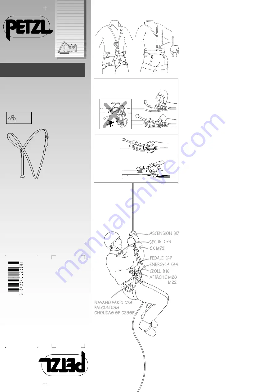 Petzl SECUR Notice Download Page 1