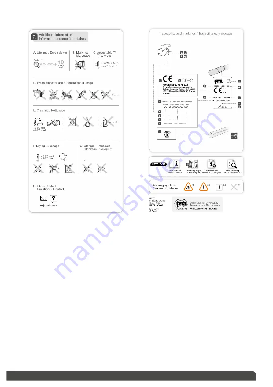 Petzl Segment 8mm Manual Download Page 3