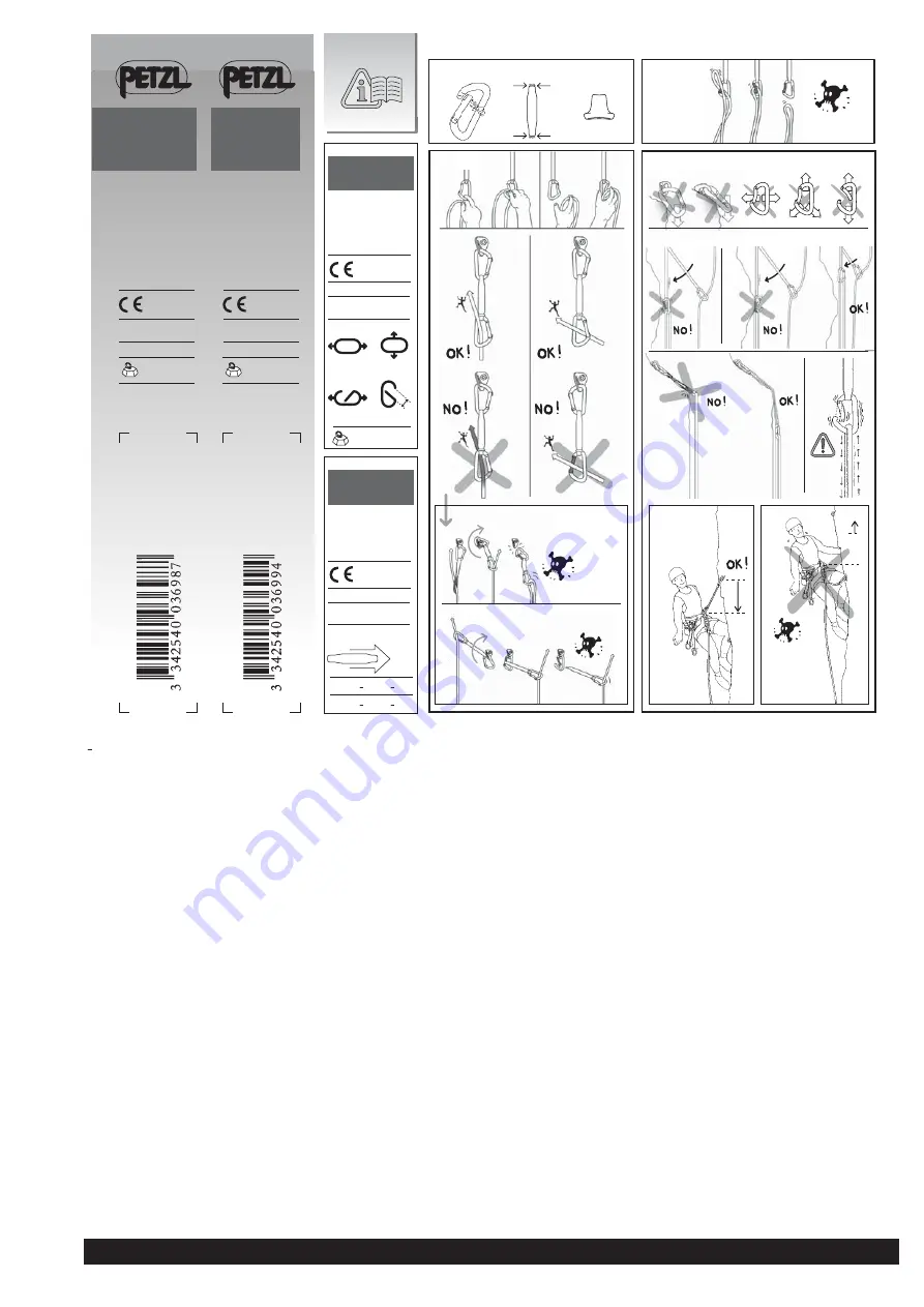 Petzl SPIRIT EXPRESS Instructions For Use Download Page 2