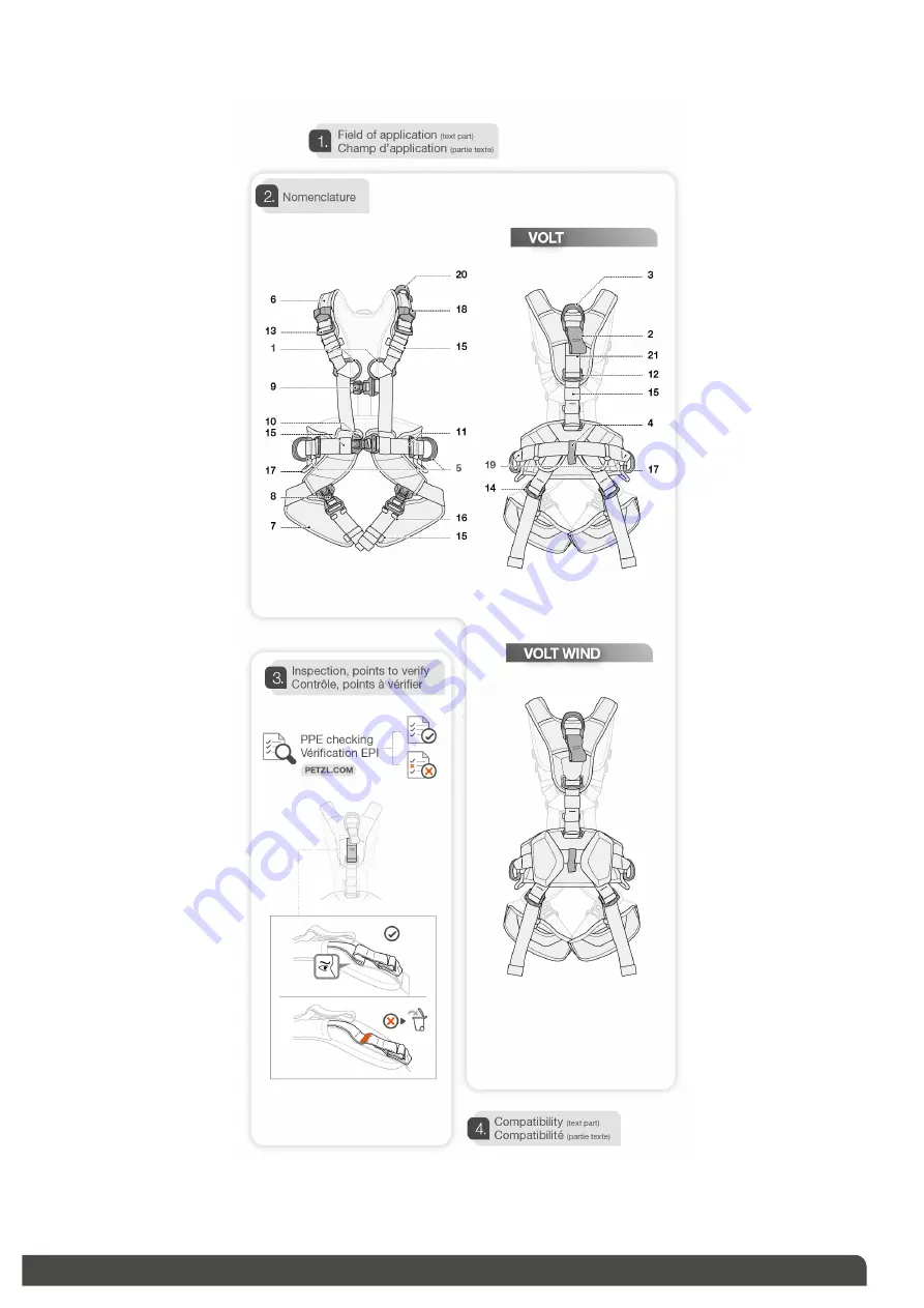 Petzl VOLT Technical Notice Download Page 2