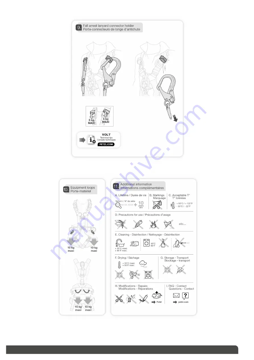 Petzl VOLT Technical Notice Download Page 6