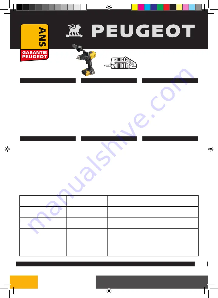 PEUGEOT 250325 Original Manual Translation Download Page 28