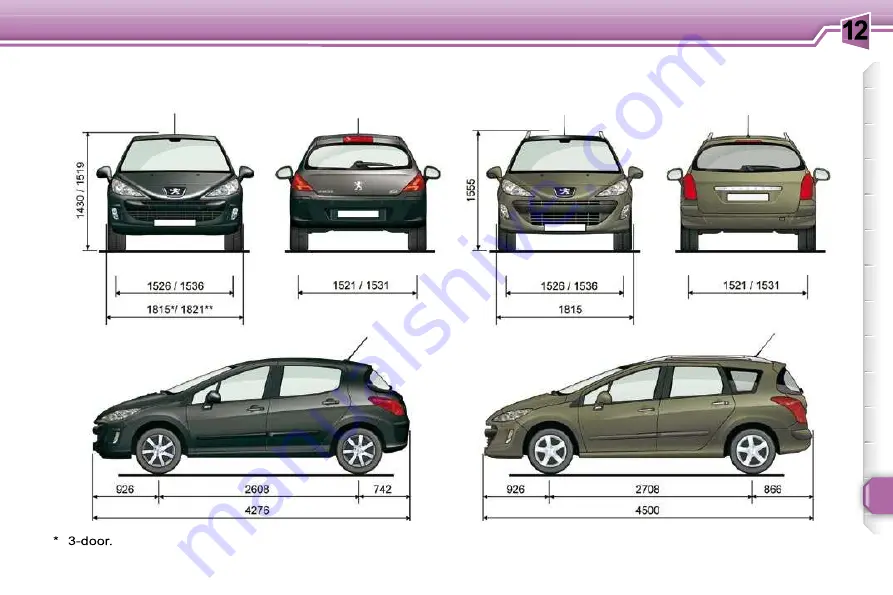 PEUGEOT 308 SW 2009 Manual Download Page 240