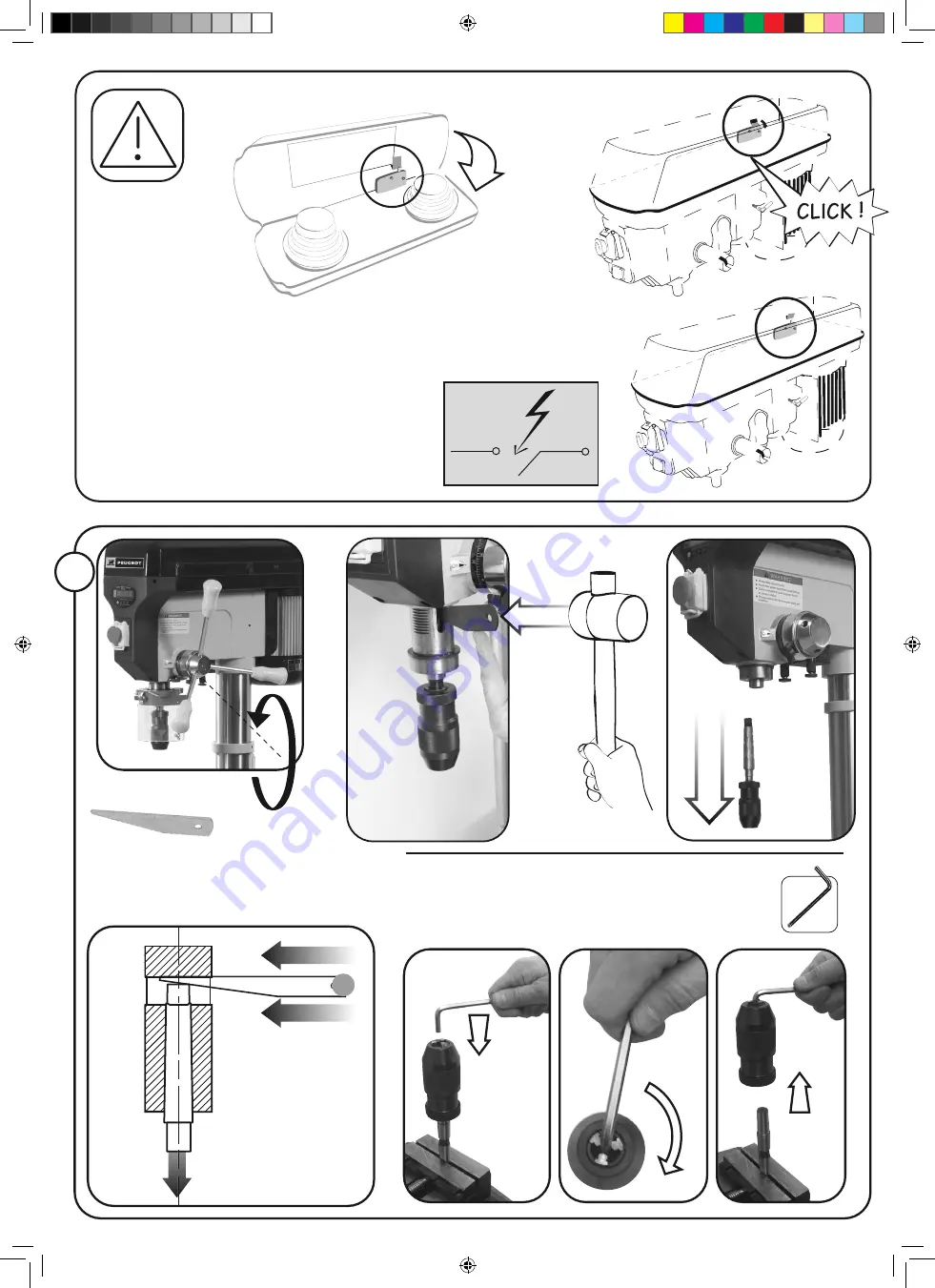 PEUGEOT EnergyDrill-16LBE Manual Download Page 9