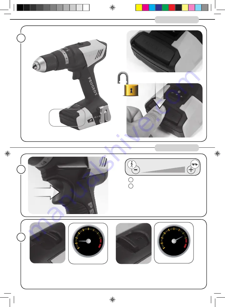 PEUGEOT EnergyDrill 18VP20 Скачать руководство пользователя страница 11