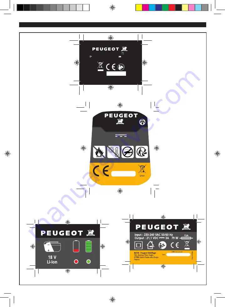 PEUGEOT EnergyDrill 18VP20 Manual Download Page 25