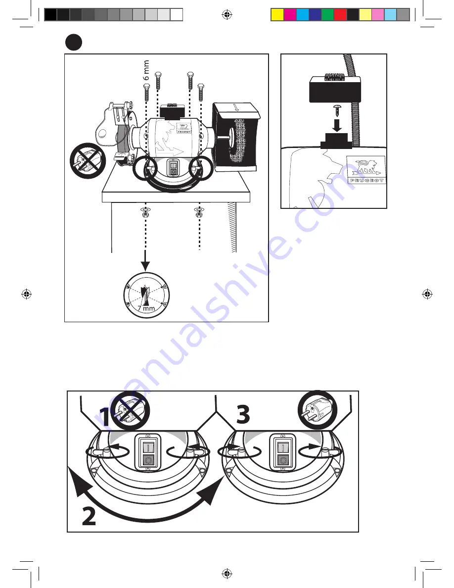 PEUGEOT EnergyGrind-150BP Using Manual Download Page 3