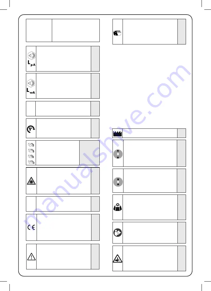 PEUGEOT EnergySaw-18VBL User Manual Download Page 28