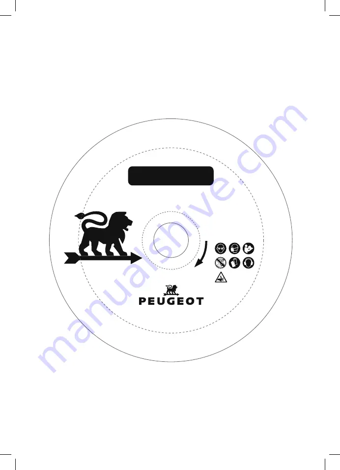 PEUGEOT EnergySaw-18VBL User Manual Download Page 33