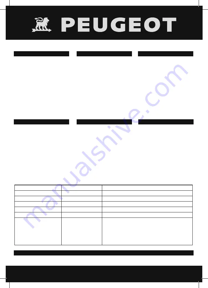 PEUGEOT EnergySaw-18VBL User Manual Download Page 35