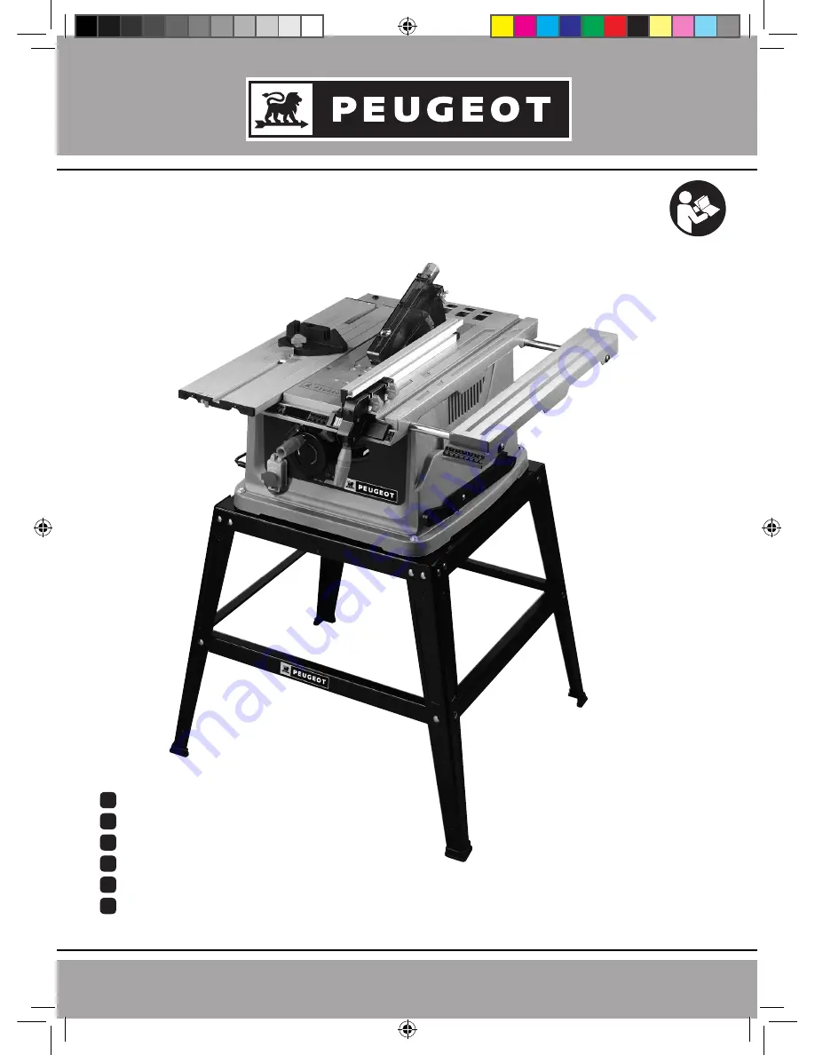 PEUGEOT EnergySaw-254C Using Manual Download Page 1