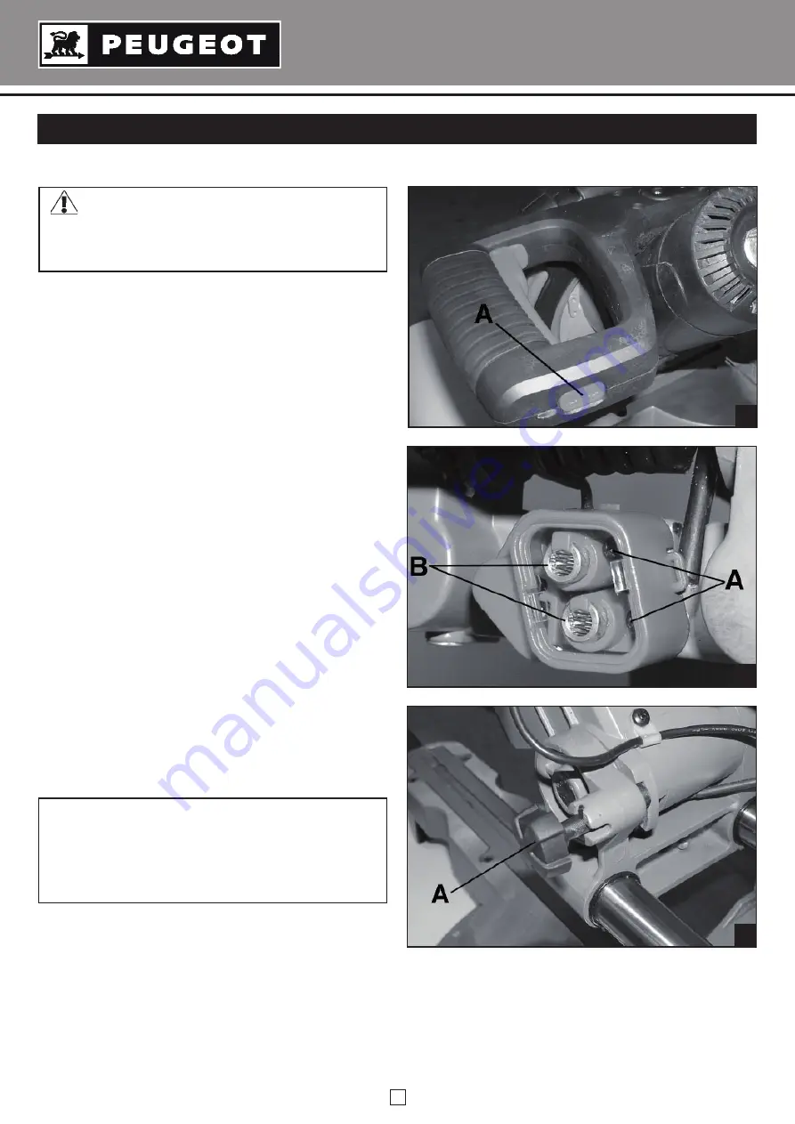 PEUGEOT EnergySaw 254DB Operating Instructions Manual Download Page 97