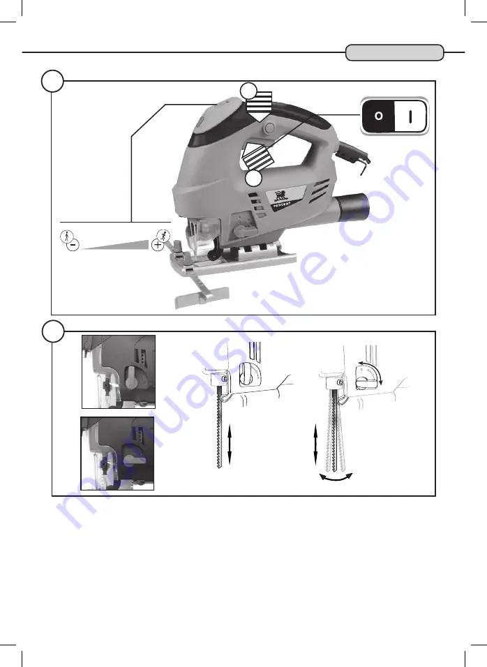 PEUGEOT EnergySaw-800JSV Using Manual Download Page 4