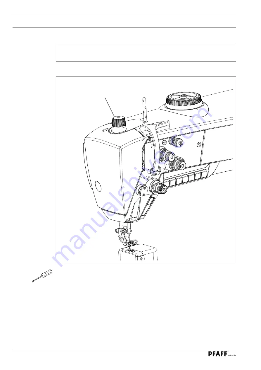 Pfaff Industrial PowerLine 2595 Adjustment Manual Download Page 20