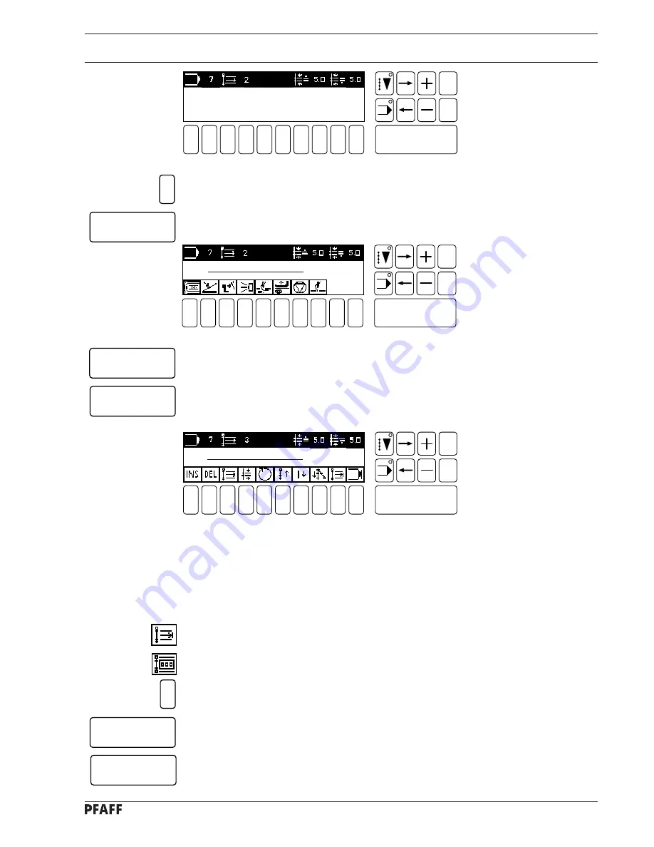 Pfaff 1491E1 Instruction Manual Download Page 63