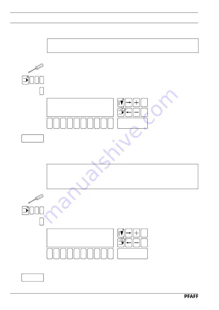 Pfaff 3586-2/02 Instruction Manual Download Page 124