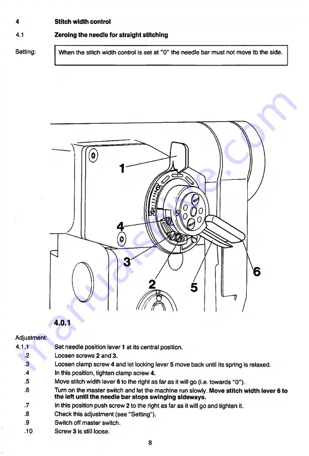 Pfaff 418 Series Скачать руководство пользователя страница 10